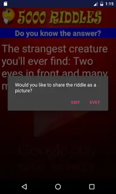 5000 Riddles android App screenshot 1