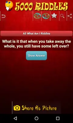 5000 Riddles android App screenshot 5